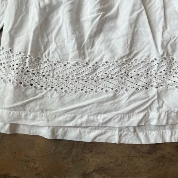 Selected Femme white 7/8 sleeve off the shoulder shirt - Picture 6 of 10